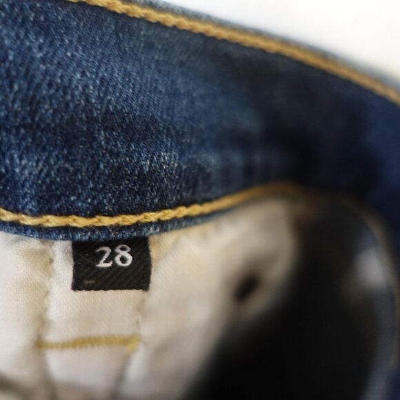 7 for all Mankind High Waist Cropped Straight Jeans 28 - Picture 7 of 16